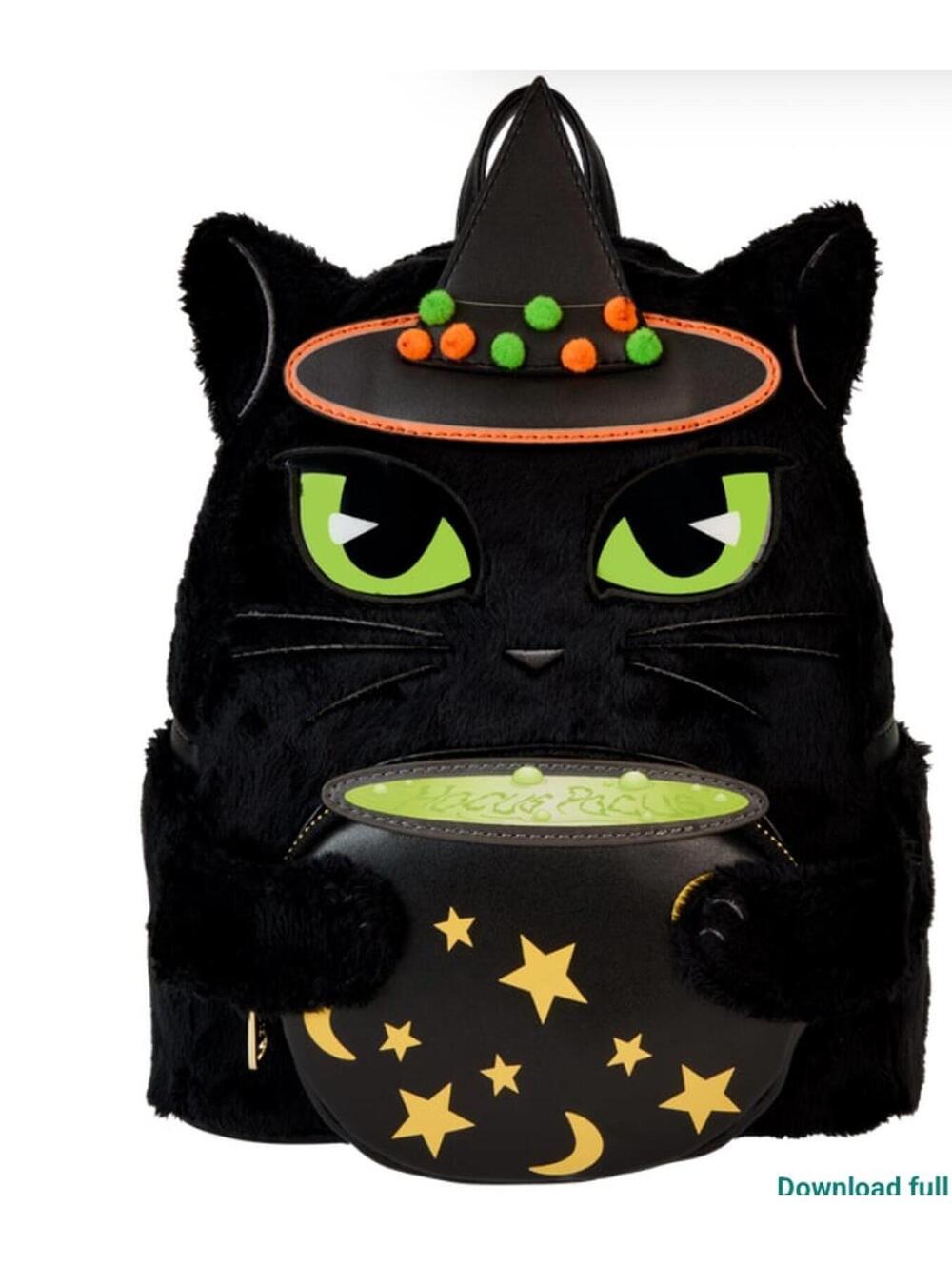 Loungefly Hocus Pocus Exclusive Binx Costume Light Up Glow Mini Backpack